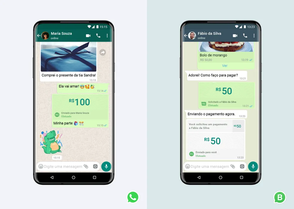 WhatsApp começa receber pagamentos via Pix