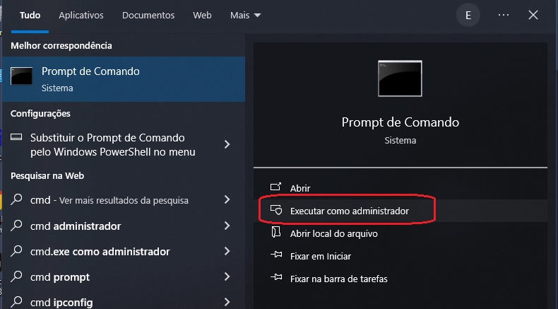 CMD (o Prompt de Comando)