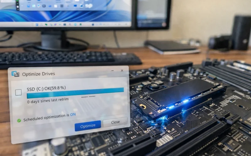 Como agendar o TRIM para acelerar seu SSD no Windows