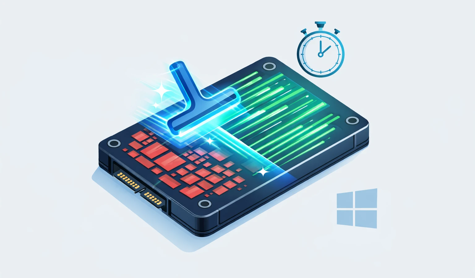 Como agendar o TRIM para acelerar seu SSD no Windows